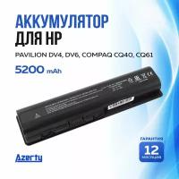 Аккумулятор HSTNN-LB72 для HP Pavilion dv4 / dv6 / Compaq Presario CQ40 / CQ61 5200mAh