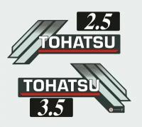 Наклейка для лодочного мотора Tohatsu 2.5-3.5