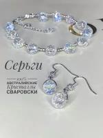 Серьги из австрийских кристаллов