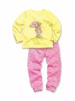 Пижама Pelican, размер 5/110, розовый, желтый