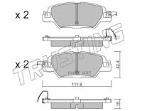 TRUSTING 11580 К-т дисков. тормоз. колодок