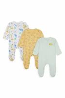 Комплект из трех комбинезонов с длинным рукавом Mothercare 80 для малышей