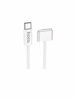 Кабель HOCO X103 для зарядки Macbook Type-C/ Magsafe 3 HOCO X103 140W 2м магнитный белый