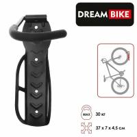 Крепеж велосипеда Dream Bike на стену за колесо, до 30 кг, черный (HS-009)