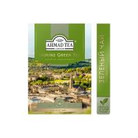 Чай "Ahmad Tea", Зеленый чай с жасмином, картон.коробка, 200г