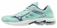 Волейбольные кроссовки Mizuno WAVE LIGHTNING Z5 (W) Артикул: V1GC1900 28, женские, цвет бирюзовый, размер 9,5 US (26 cм)