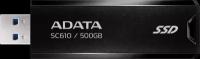 Внешний накопитель SSD 500Gb ADATA SC610 Black (SC610-500G-CBK/RD)