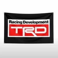 Флаг плакат баннер JDM TRD Toyota Тойота
