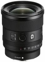 Объектив Sony FE 20 мм f/1.8 G (SEL20F18G), черный