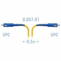 Патч-корд оптический SNR (SNR-PC-SC/UPC-A-0.5m)