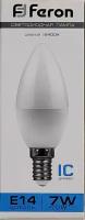 Лампа светодиодная Feron LB-97 25477, E14, C37, 7 Вт, 6400 К