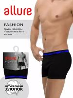 Трусы мужские боксеры ALR00010 BOXER черный/василек 6/XL(50-52)