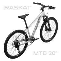 Велосипед RASKAT 20'' AL20-GDB-291, алюминий, серебряный