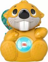 Интерактивная игрушка Fisher-Price Linkimals Boppin' Beaver, музыкальная, со световой подсветкой для малыша