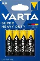 Батарейка Варта пальчиковая! / Varta Super Heavy Duty Zinc-carbon AA/LR06 1,5V 4 шт