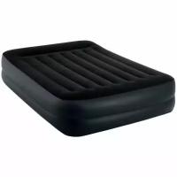 Кровать надувная Pillow Rest Raised,203*152*42 см,встроенный насос 220В, Intex (64124NP)