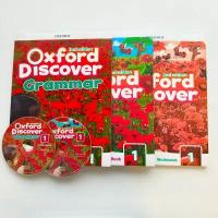 Oxford Discover 1. полный комплект С грамматикой: Student's Book (учебник) + Workbook (рабочая тетрадь) + грамматика + диск