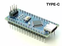 Контроллер NANO совместимый с Arduino Nano CH340 распаяный Type-C