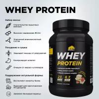 Протеин сывороточный PRIMEKRAFT Whey Protein, Клубника-Белый шоколад, 900 г, банка