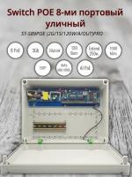 Уличный коммутатор POE 8-ми портовый ST-S89POE (2G/1S/120W/А/OUT)PRO