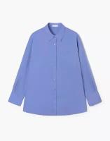 Рубашка Gloria Jeans, размер XXS/158-XL/170, фиолетовый, голубой