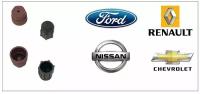 Колпачки на заправочный порт кондиционера "L+H" на Ford,Nissan Juke,Renault logan,Chevrolet