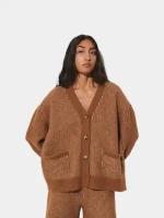 Женский кардиган Rachel Comey Emmerson Cardigan Oatmeal, Коричневый, XS