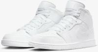 Кроссовки NIKE Air Jordan 1 Mid, размер 9 US, белый