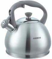 Чайник для плиты со свистком ALBERG AL-3044 3 литра, матовая полировка