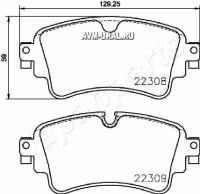 JAPANPARTS Колодки тормозные AUDI A4/A5/A6/Q5/Q7 15- задние