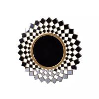 Зеркало Home Collection Black & Gold Декоративное d=44см 1 шт