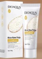 Пенка для умывания Bioaqua Rice Raw Pulp Cleanser с экстрактом риса, 100г