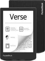 Книга электронная PocketBook 629 Verse Mist Grey (дымчатый серый) (6' E-Ink Carta, 1024x758 сенсорный, подсветка SMARTlight, 8GB, WiFi) (PB629-M-WW)