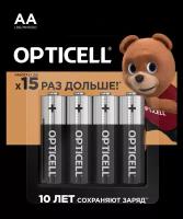 Элемент питания алкалиновый 4AA/LR6 Basic Opticell