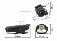 Фонарь ЭРА VA-901 велосипедный комплект (5Вт + COB, подсветка колеса, алюминий, литий, зарядка от USB, блистер)
