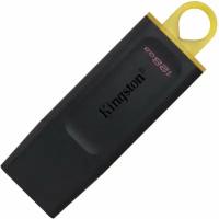 USB-флешкаr Kingston 128Gb DataTraveler Exodia DTX/128GB USB3.1 черный/желтый