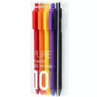 Набор цветных гелевых ручек Xiaomi Kaco Pure Plastic Gel Ink Pen (K1015) 10шт