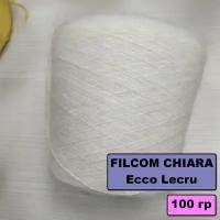 Итальянская бобинная пряжа Filcom CHIARA/ 80% Ангора Spyke, 20% Полиамид/ 100 грамм - 450 метров/ Цвет -Ecco Lecru