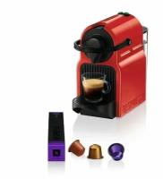 Капсульная кофемашина Krups Nespresso Inissia XN1005 19 бар, красный