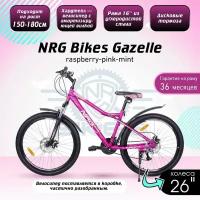 NRG BIKES GAZELLE 26'/16' raspberry-pink-mint