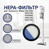 Фильтр для пылесоса Midea VSS..., 1 шт, HEPA моющийся