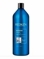 Шампунь для волос женский Redken Extreme Shampoo 1000 мл, для восстановления поврежденных волос