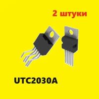 UTC2030A микросхема (2 шт.) TO-220B AC-DC аналоги, схема TDA2030A характеристики цоколевка datasheet TO-220-5