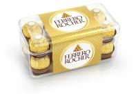 Конфеты FERRERO Rocher с лесным орехом, 200 г