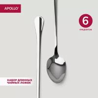 Набор ложек чайных длинных APOLLO genio "Baguette Nouveau" 6 предметов