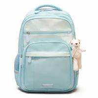 Рюкзак ErichKrause SchoolLine с двумя отделениями и грудной перемычкой 21L Trendy Blue