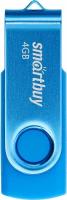 Флеш-накопитель USB 2.0 Smartbuy 4GB Twist (SB004GB2TWB), синий