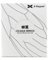 X-raypad Противоскользящие наклейки на мышь X-raypad Cicada Wings 2.0 для Razer Viper V2 Pro, чёрные