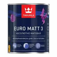 Euro Matt 3, Интерьерная краска А 0,9 л