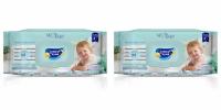 Влажные салфетки детские, Солнце и Луна, Neo baby, 0+, 99% воды, big-pack с крышкой, 100 шт, 2 уп